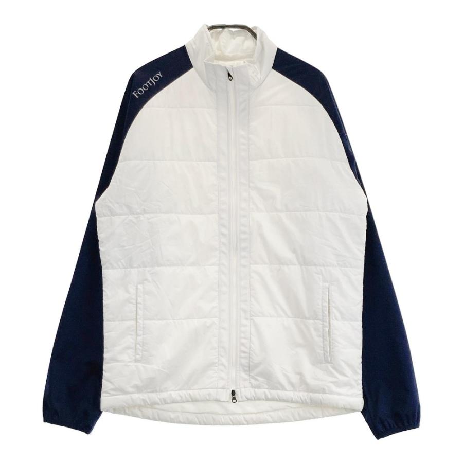 FootJoy 中綿ジャケット ホワイト ゴルフウェア M FOOT JOY フットジョイ 中綿ジャケット ホワイト系 M ゴルフウェア