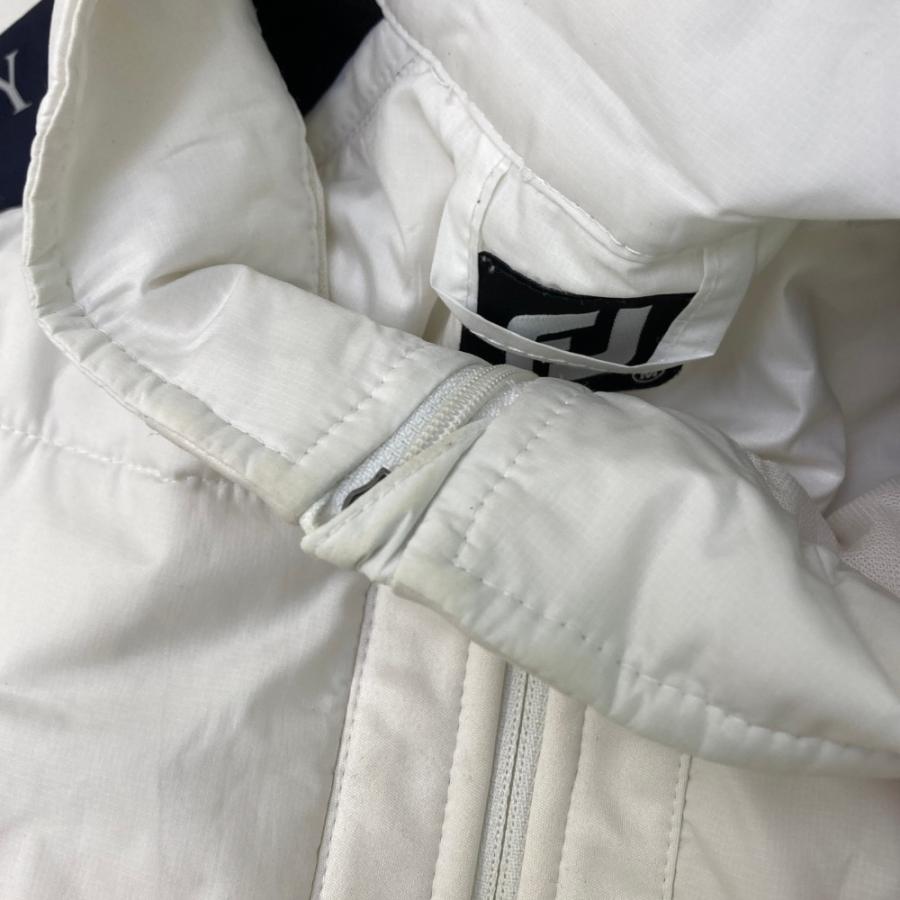 FootJoy 中綿ジャケット ホワイト ゴルフウェア M FOOT JOY フットジョイ 中綿ジャケット ホワイト系 M ゴルフウェア