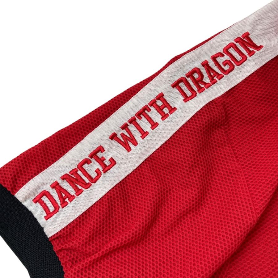 DANCE WITH DRAGON ダンスウィズドラゴン ハーフジップ 半袖ポロシャツ