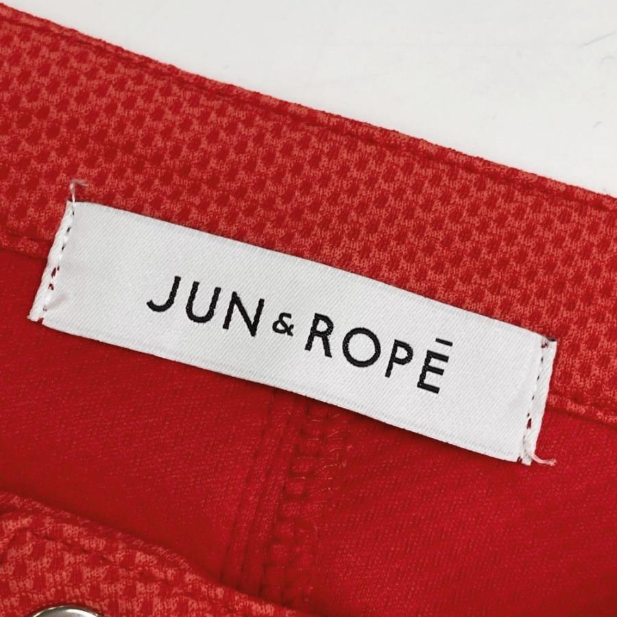 ジュンアンドロペ　ゴルフ ZIPジャケット JUN&ROPE ジュン アンド ロペ ジップジャケット レッド系 S ゴルフ