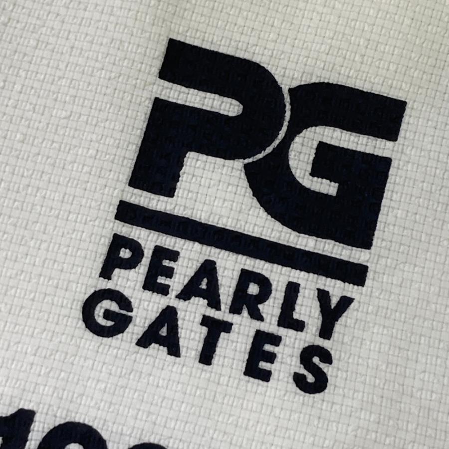 PEARLY GATES パーリーゲイツ 半袖ポロシャツ シアサッカー ホワイト系