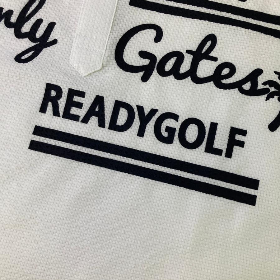 PEARLY GATES パーリーゲイツ 半袖ポロシャツ シアサッカー ホワイト系