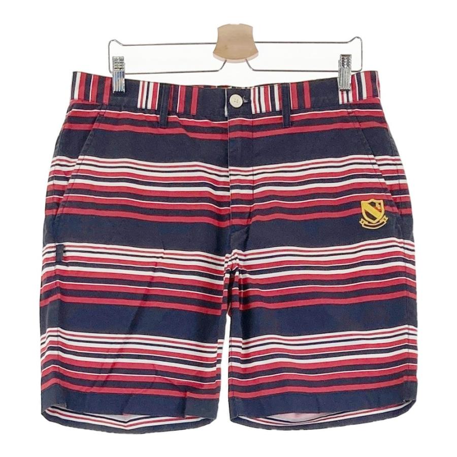 【新品】PEARLY GATES パーリーゲイツ　ハーフパンツ　ボーダー　ゴルフ PEARLY GATES パーリーゲイツ ハーフパンツ ボーダー柄 ネイビー系 6