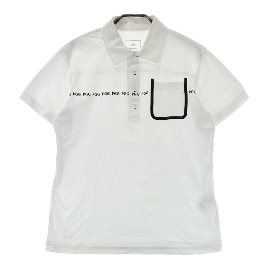 PGG PEARLY GATES パーリーゲイツ 半袖ポロシャツ ホワイト系 4