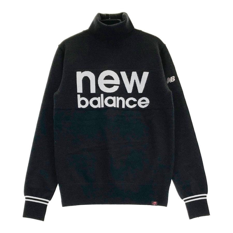 NEW BALANCE GOLF ニューバランス タートルニットセーター ブラック系
