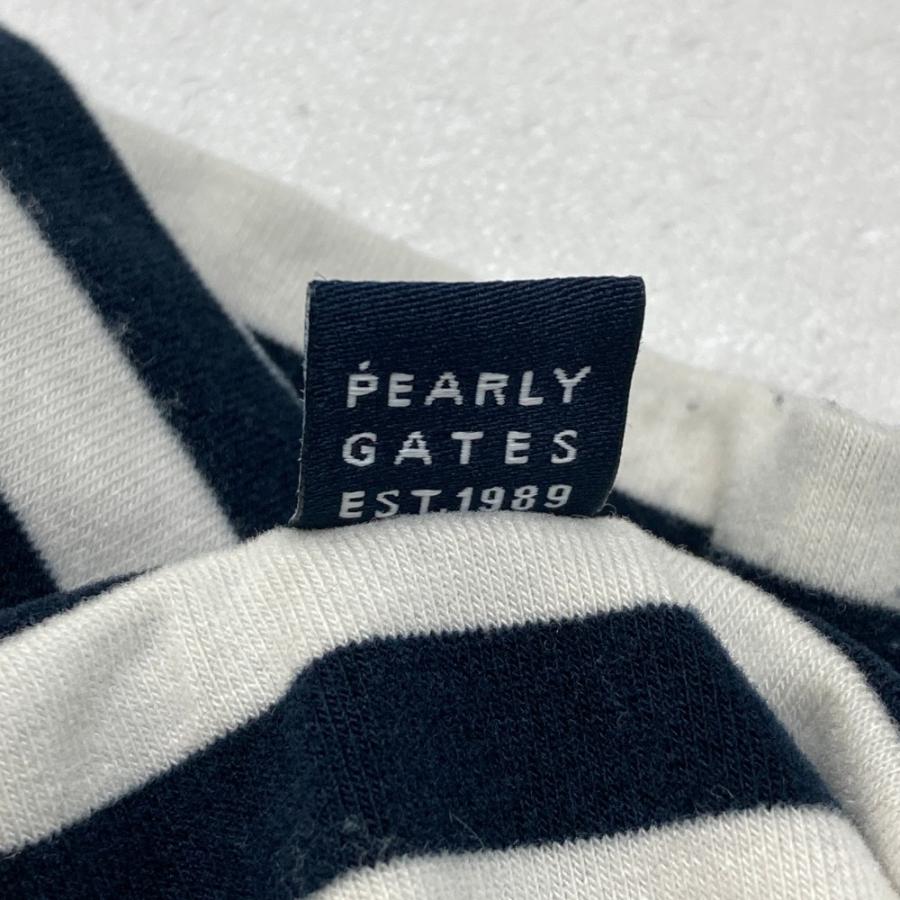 PEARLY GATES パーリーゲイツ 長袖ハイネックTシャツ ボーダー