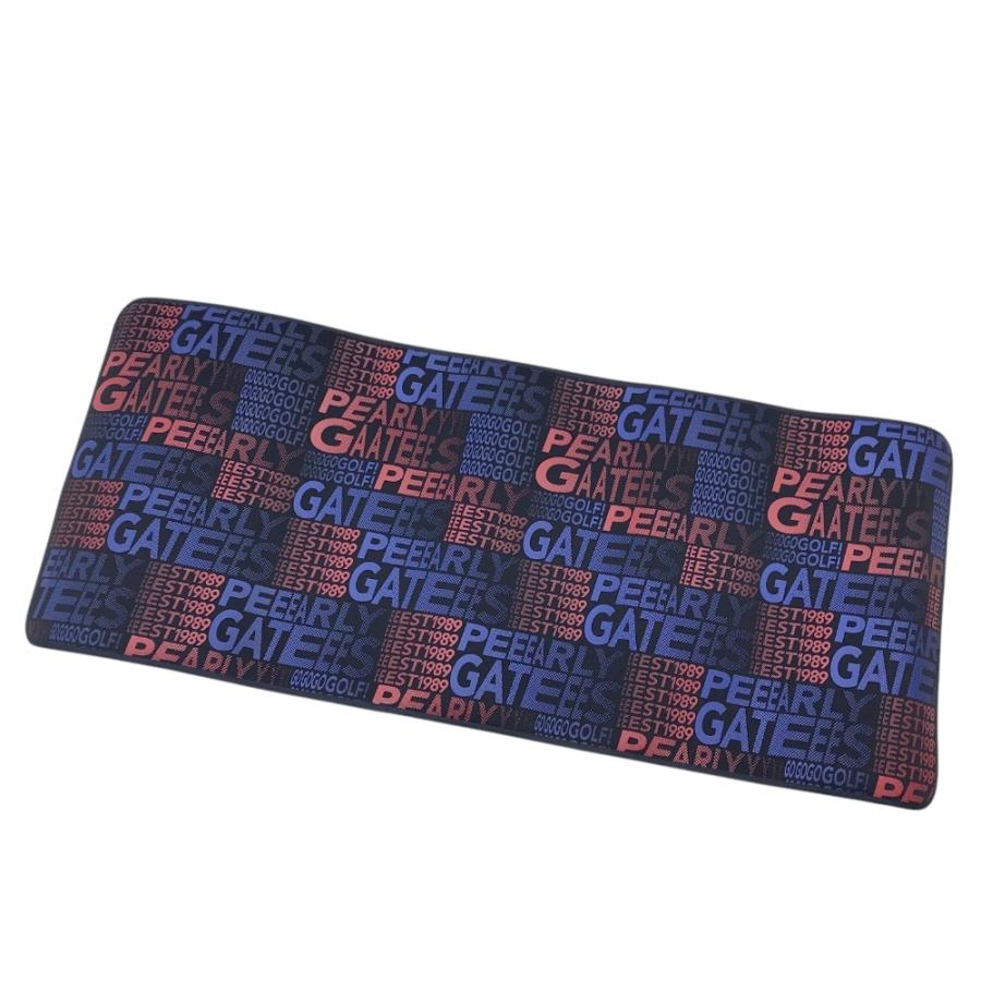 美品】PEARLY GATES パーリーゲイツ ノベルティ カートシート ロゴ総柄