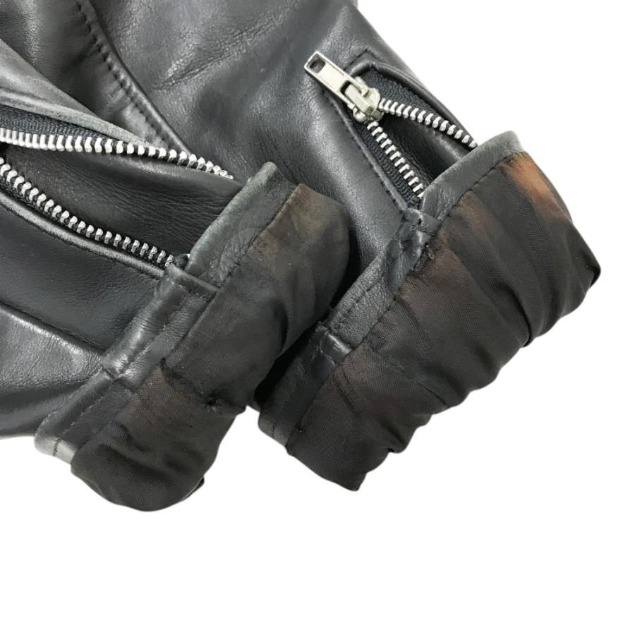 SCHOTT ショット レザー シングルライダースジャケット ブラック