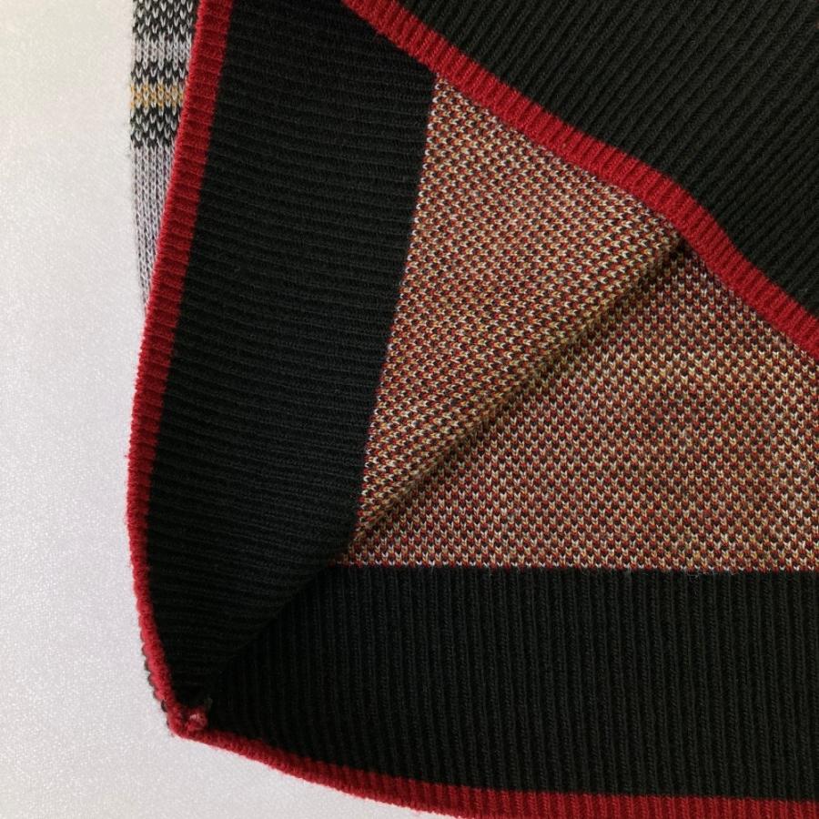 SAMANTHA THAVASA サマンサタバサ Vネック ニットベスト チェック柄