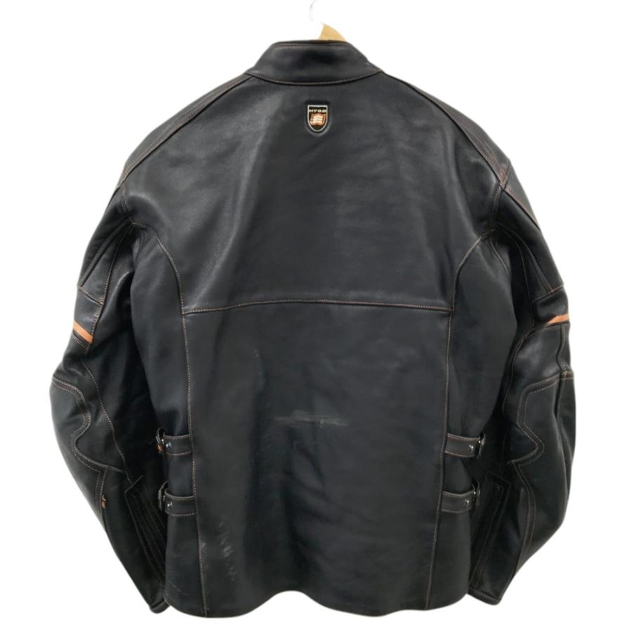 HYOD レザー バイクジャケット D3O　ブラック　Lサイズ レザージャケット | ラインアップ | HYOD PRODUCTSオフィシャル