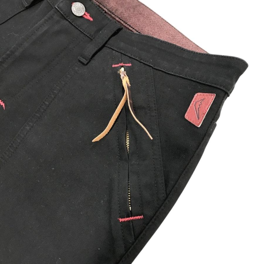 KUSHITANI クシタニ ×EDWIN ライディングパンツ KBK06 ブラック系 32