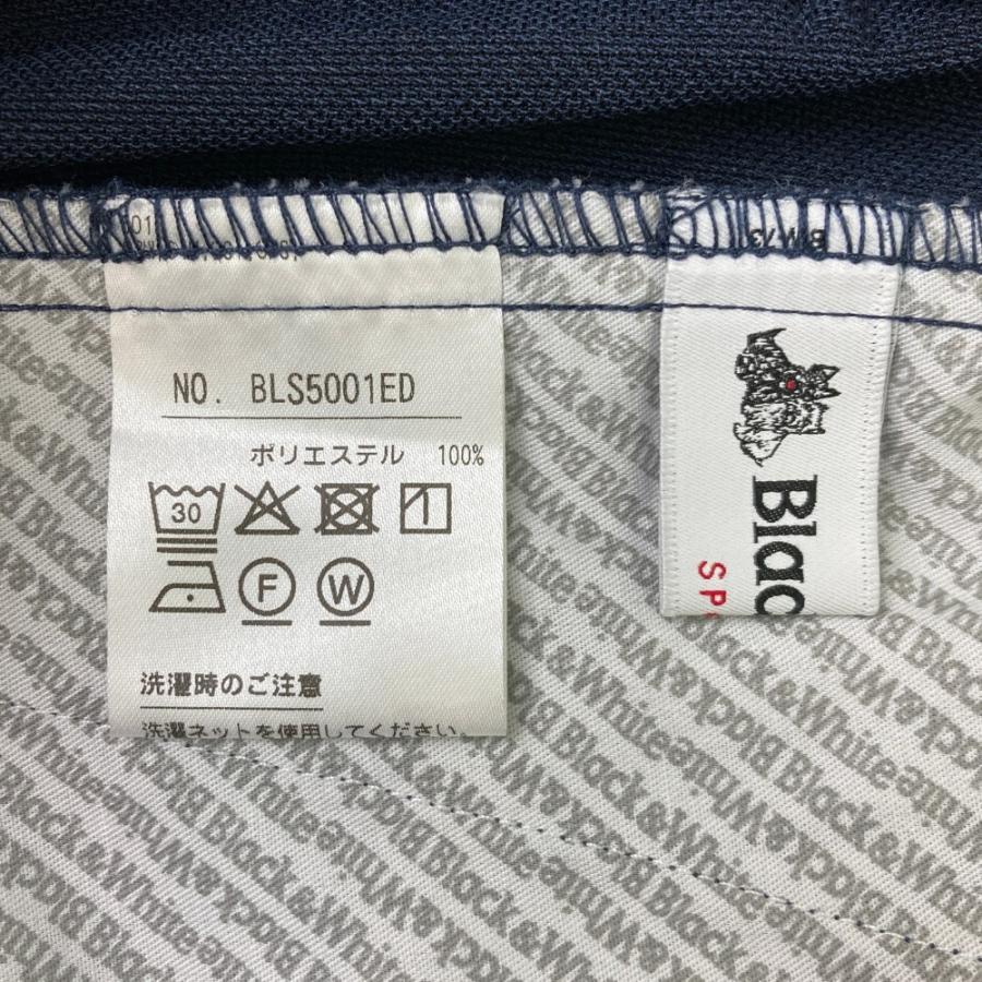 BLACK&WHITE ブラックアンドホワイト ロングパンツ ネイビー系 L