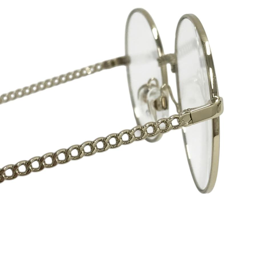 CHANEL シャネル 2186 チェーン付き 眼鏡 シルバー系 51□21 1305  