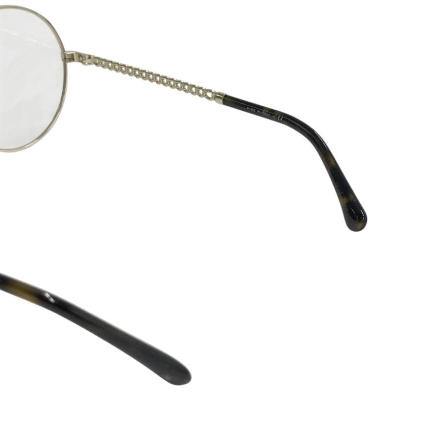 CHANEL シャネル 2186 チェーン付き 眼鏡 シルバー系 51□21 1305  