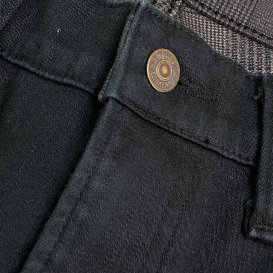 KUSHITANI クシタニ EDWIN 503S4 ライディングパンツ ブラック系 33