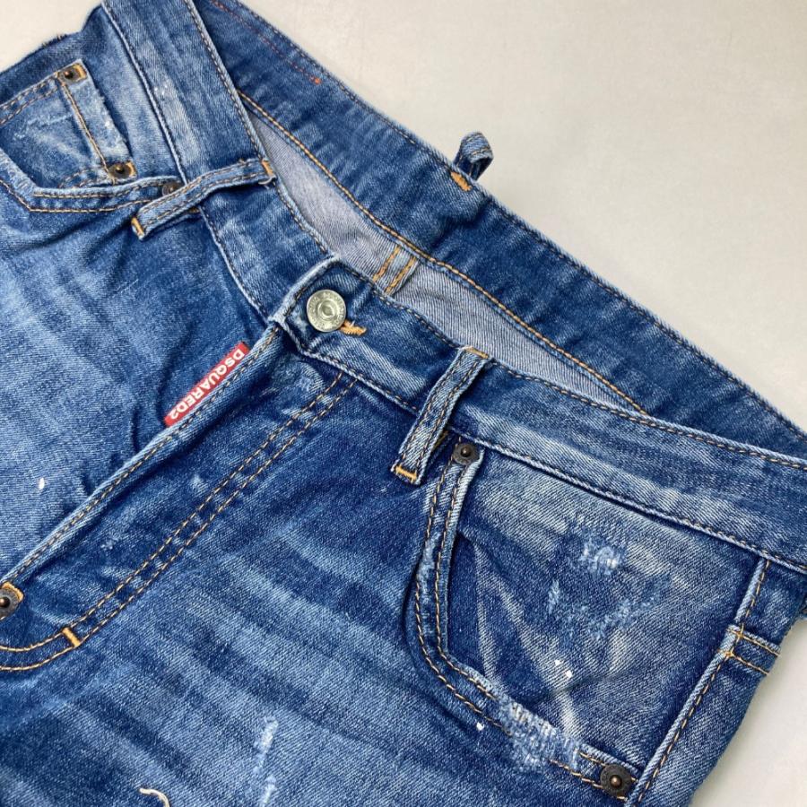 【未使用】ディースクエアード クールガイジーン デニムパンツ 48 ブルー DSQUARED2 ディースクエアード S74LA0902 クールガイ ジーンズ デニム