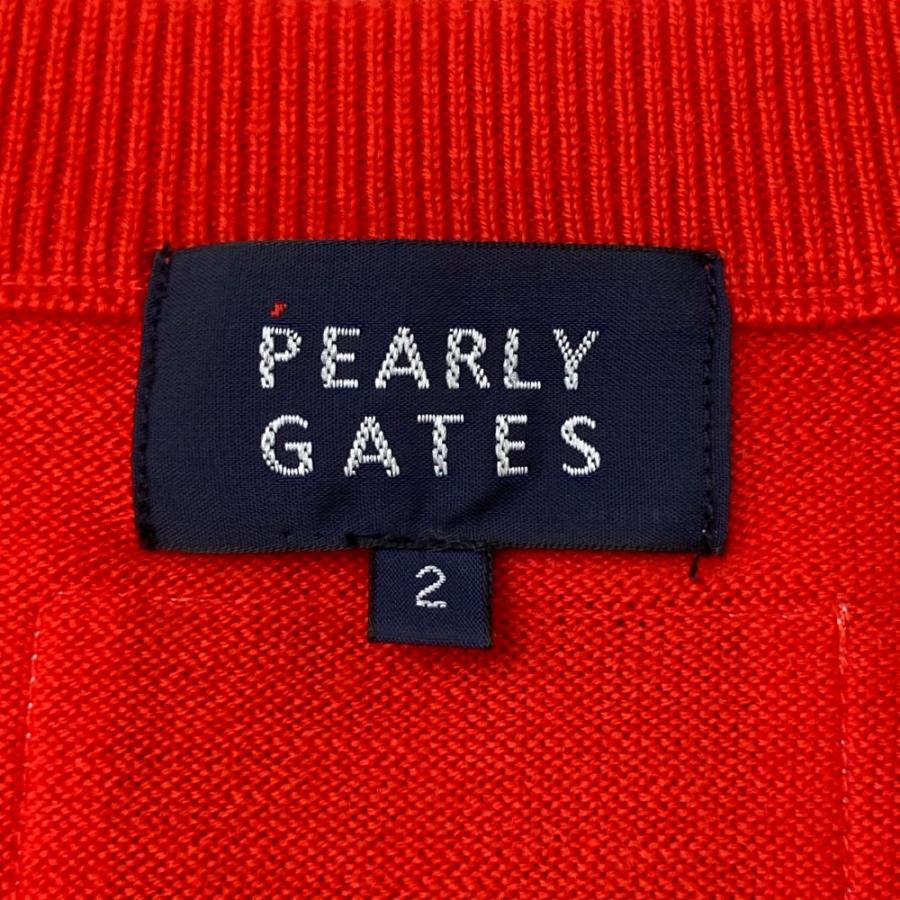 サイズ：1 PEARLY GATES パーリーゲイツ PEANUTS ニットセーター スヌーピー  レッド系 [240101474800] ゴルフウェア レディース ストスト PEARLY GATES パーリーゲイツ ×PEANUTS ニットセーター
