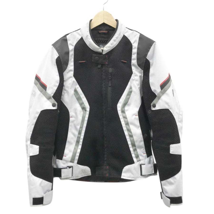 KOMINE コミネ JK-144 リクレクトメッシュジャケット グレー系 M