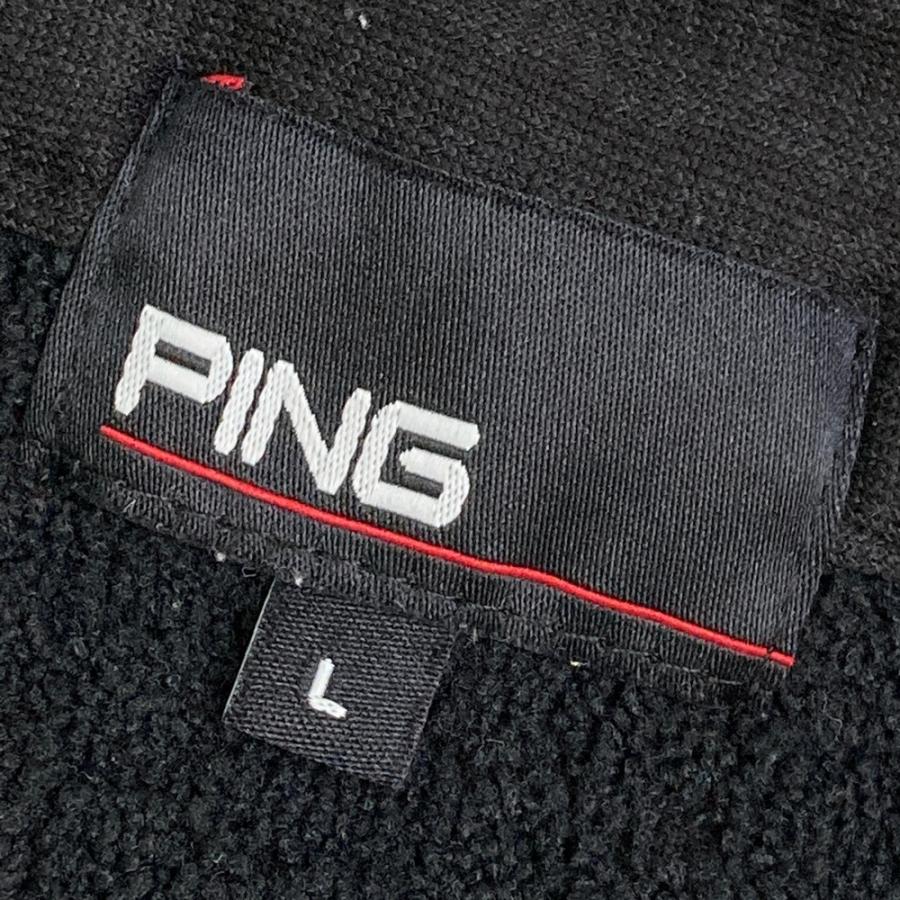 サイズ：L PING ピン  ツイン ブルゾン  ブラック系 [240101460347] ゴルフウェア メンズ ストスト サイズ：L PING ピン ツイン ブルゾン ブラック系 [240101460347