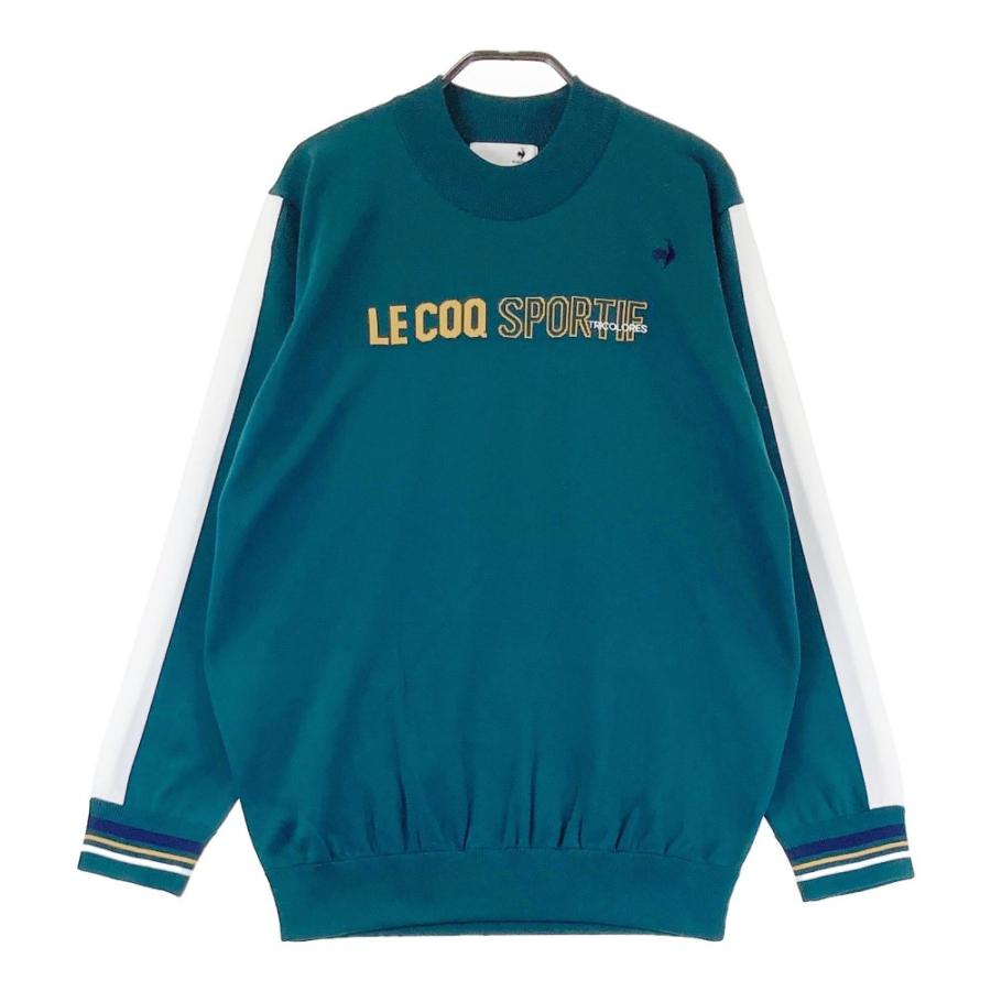 サイズ：L LE COQ GOLF ルコックゴルフ LG4FST02M ニット セーター  グリーン系 [240101460552] ゴルフウェア メンズ ストスト 新品】LE COQ GOLF ルコックゴルフ LG4FST02M ニット セーター
