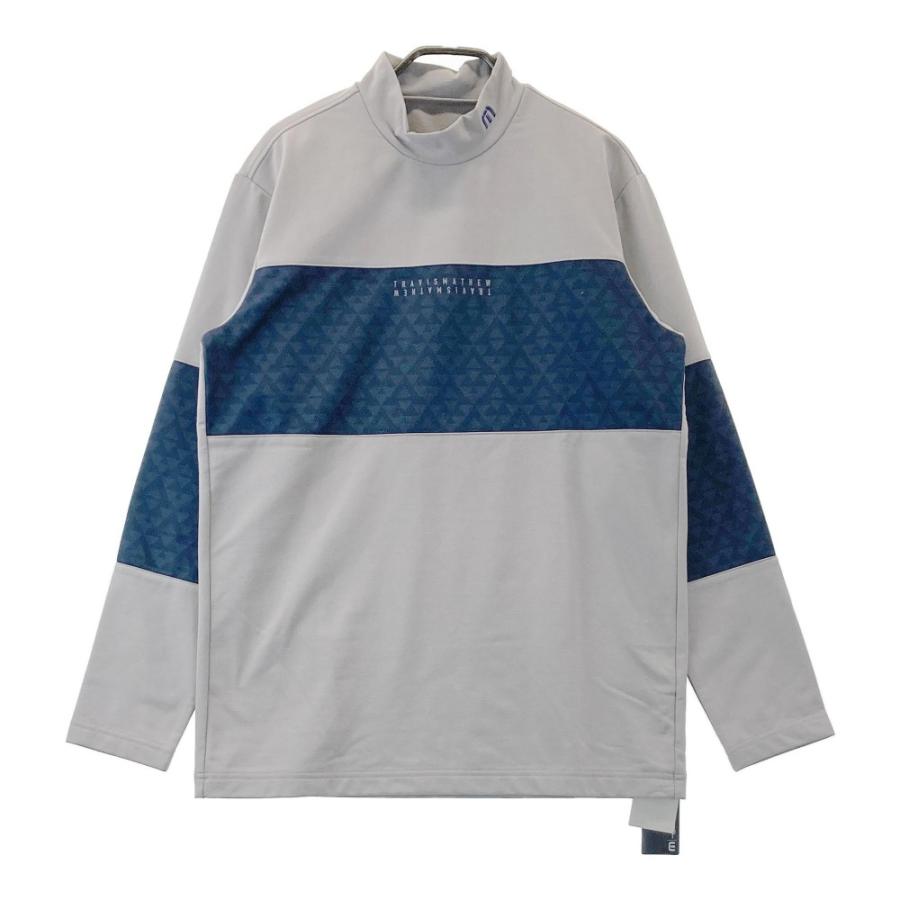 TRAVIS MATHEW トラビスマシュー　ハイネック 長袖Tシャツ 起毛 TRAVIS MATHEW トラビスマシュー 裏起毛長袖ハイネックTシャツ グレー