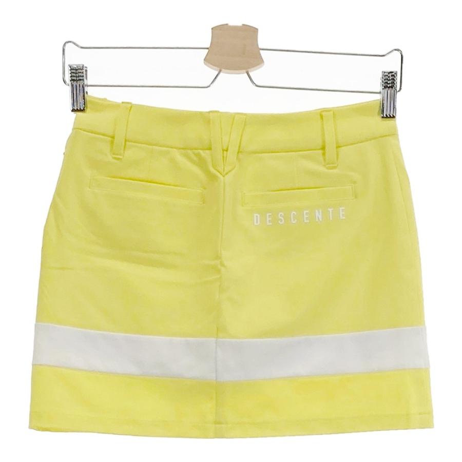 デサントゴルフ　スカート DESCENTE GOLF デサントゴルフ ; インナー付スカート イエロー系