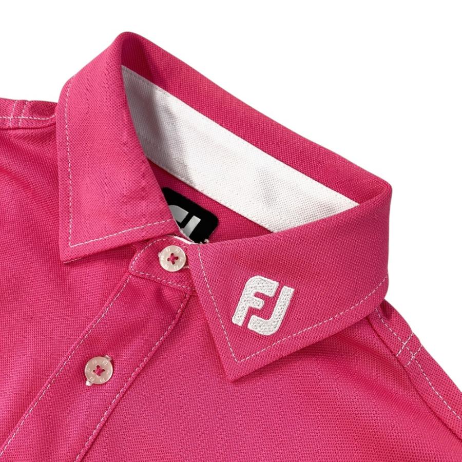 FootJoy（フットジョイ） 半袖ポロシャツ ピンク系 M ゴルフウェア