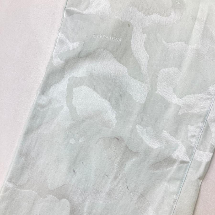 MARK&LONA マークアンドロナ ストレッチパンツ 迷彩柄 カモフラ ブルー
