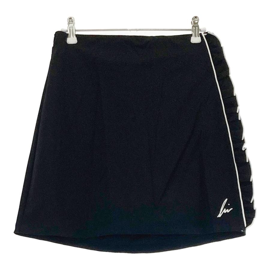 【美品】IRISHMAN アイリッシュマン ゴルフ スカート ブラック M 美品】IRISHMAN アイリッシュマン ストレッチスカート フリル ブラック