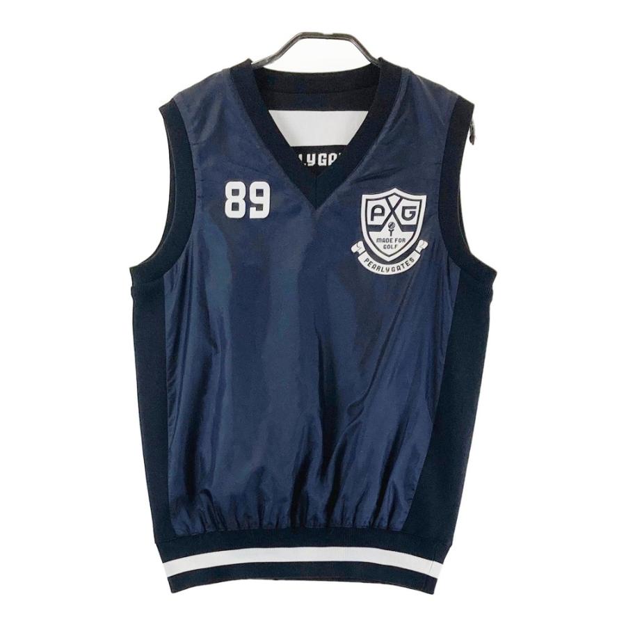 パーリーゲイツ リバーシブル ベスト ネイビー 4 【公式通販】