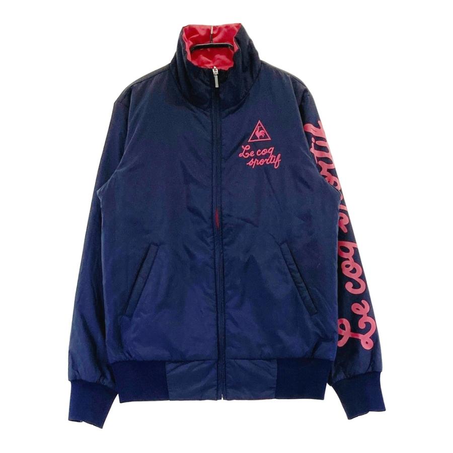 LE COQ GOLF ルコックゴルフ リバーシブル 中綿ジャケット ネイビー系