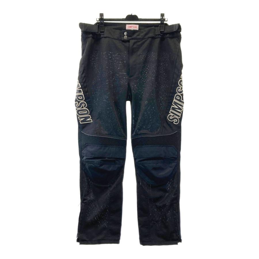 SIMPSON　ライディング　パンツ　バイク　メッシュ　Lサイズ SIMPSON シンプソン SMP-8111 メッシュ ライディングパンツ ブラック系
