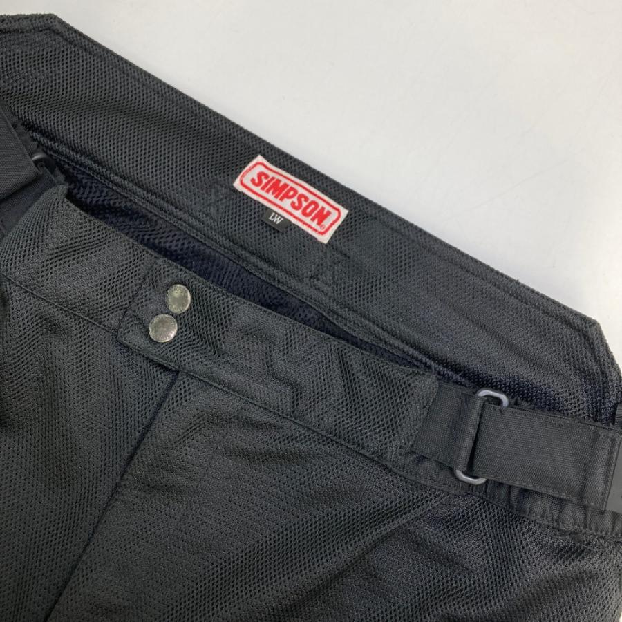 SIMPSON シンプソン SMP-8111 メッシュ ライディングパンツ ブラック系
