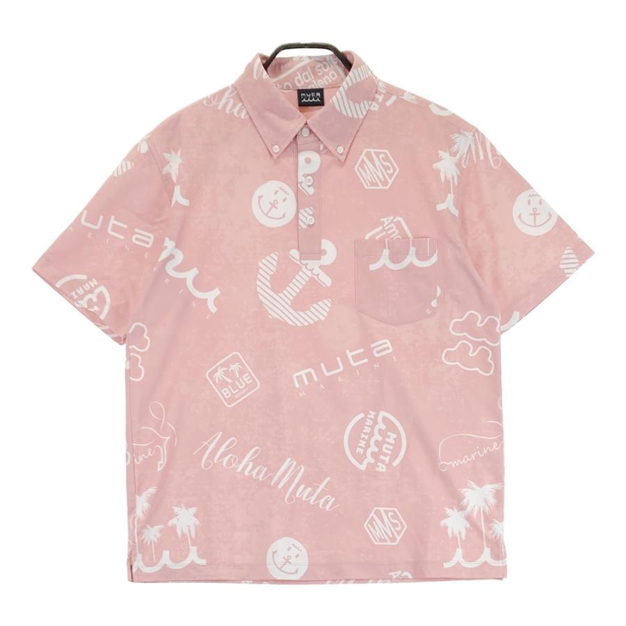 美品！MUTA MARINE　ピンク ポロシャツ XLサイズ WEB限定］Safari x muta MARINE ヘムリブ ポロシャツ – muta
