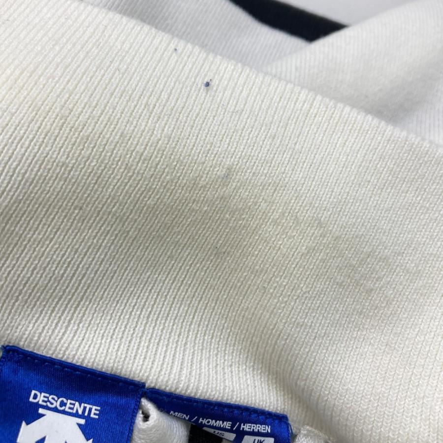 DESCENTE GOLF デサントゴルフ ハーフジップ ニットセーター ホワイト