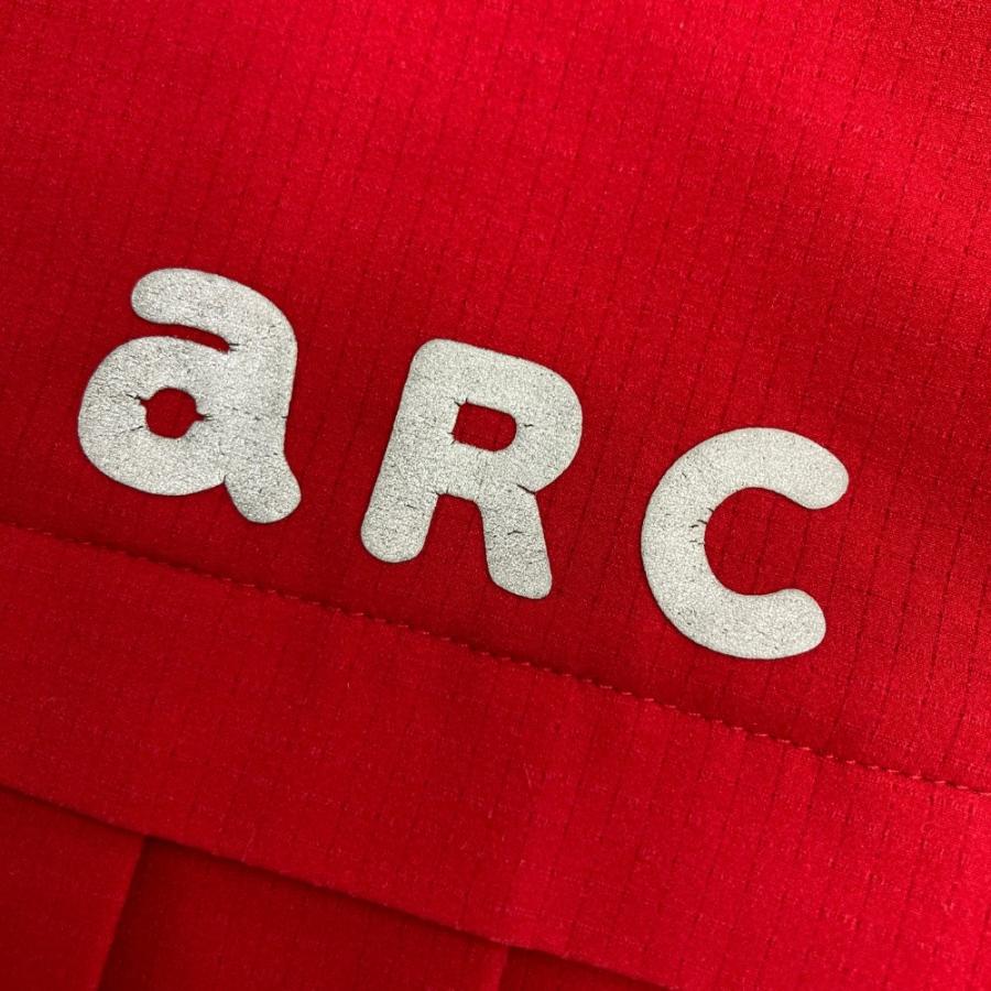 ARCHIVIO アルチビオ 裏地付 プリーツ切替スカート レッド系 38 ゴルフ