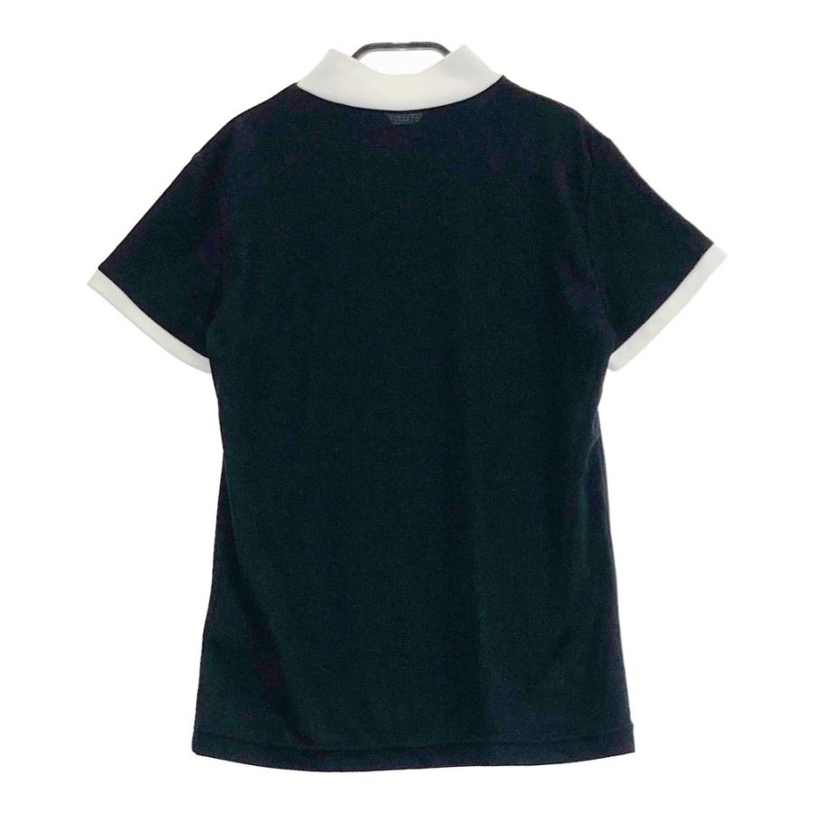 サイズ：2 NEW BALANCE GOLF ニューバランス 2023年モデル ハイネック 半袖Tシャツ ロング丈  ブラック系 [240101428807] ゴルフウェア レディース ストスト NEW BALANCE GOLF ニューバランス 2023年モデル ハイネック 半袖