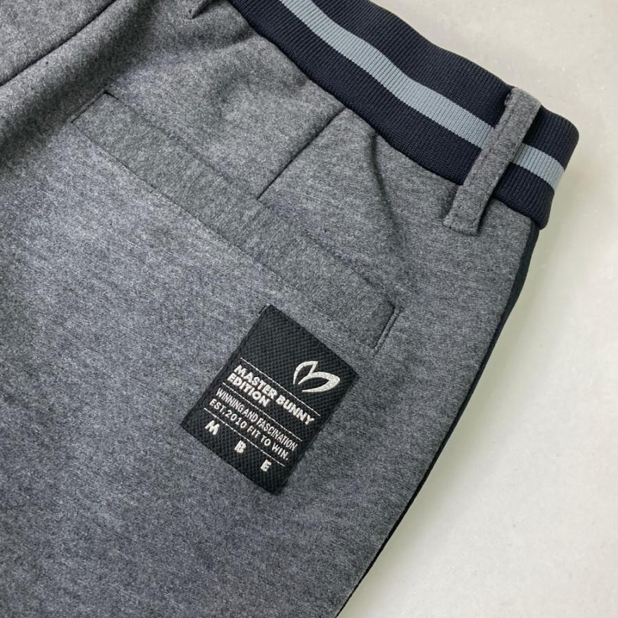 サイズ：0 MASTER BUNNY EDITION マスターバニーエディション 2023年モデル 裏起毛 ストレッチパンツ  グレー系 [240101462315] ゴルフウェア レディース ストスト MASTER BUNNY EDITION（マスターバニーエディション） 2023年モデル 裏