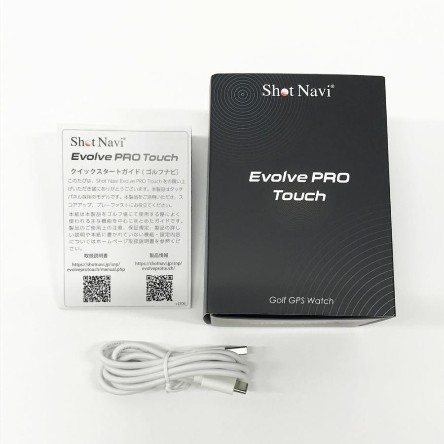 SHOT NAVI ショットナビ GPSナビ Evolve PRO Touch ブラック系 ゴルフ