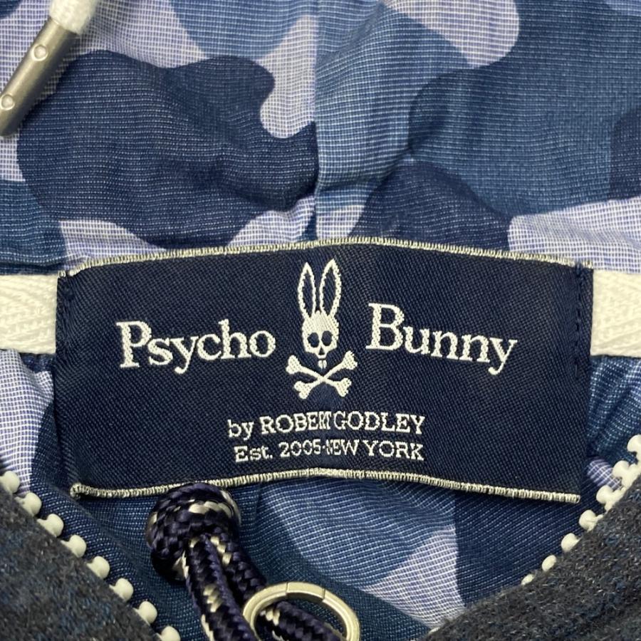 PSYCHO BUNNY サイコバニー ジップジャケット パーカー ネイビー系 M