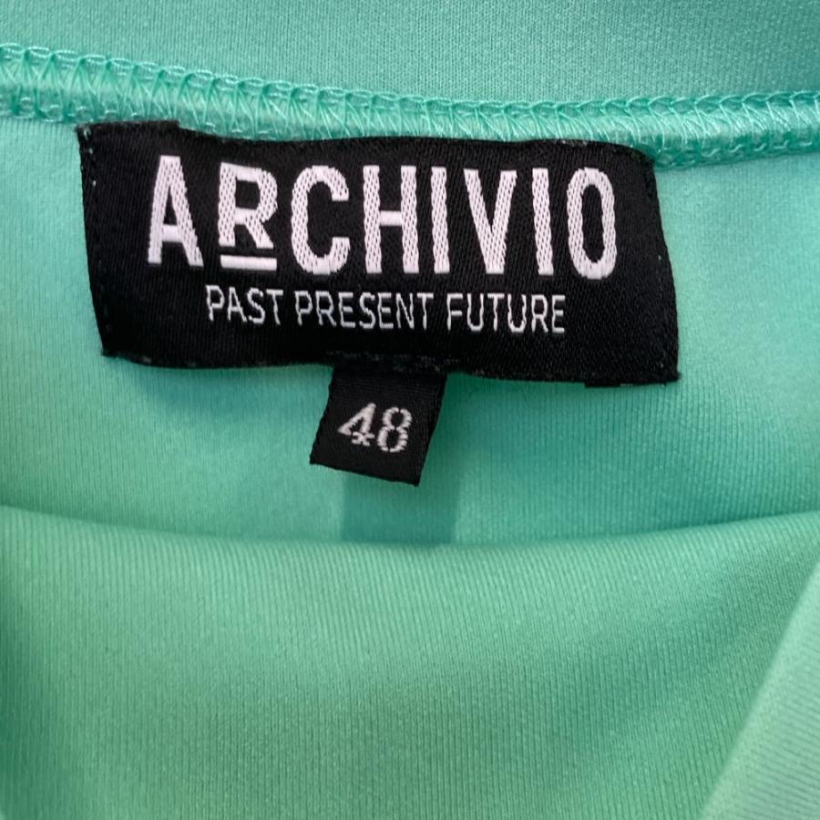 ARCHIVIO アルチビオ ハイネック 長袖Tシャツ グリーン系 48