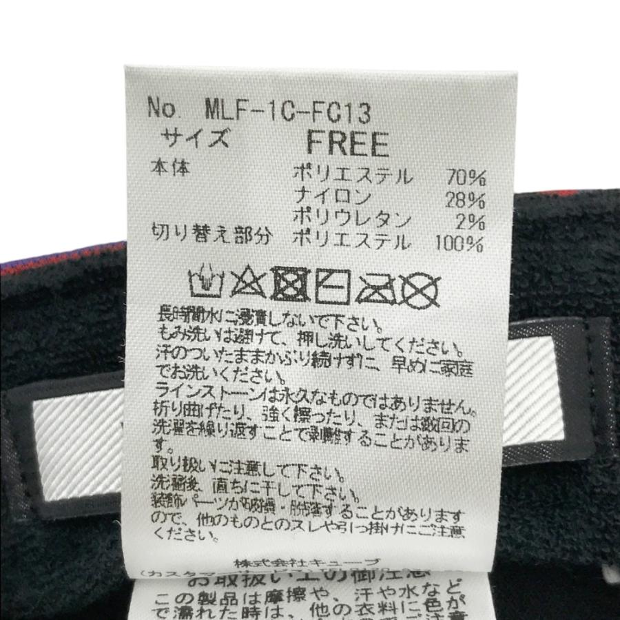 MARK&LONA（マークアンドロナ） キャップ スカル 総柄 レッド系 FREE