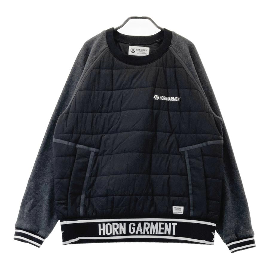 t*i様 ホーンガーメント　ゴルフウェア　メンズ　L HORN GARMENT HORN GMT ホーン ガーメント 裏起毛 切替 中綿ブルゾン