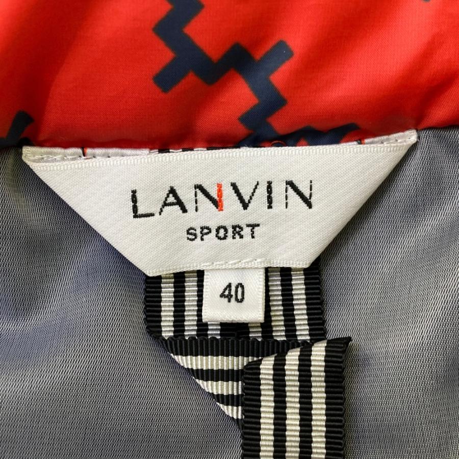 LANVIN SPORT ランバン スポール フード付 ダウンジップジャケット 総
