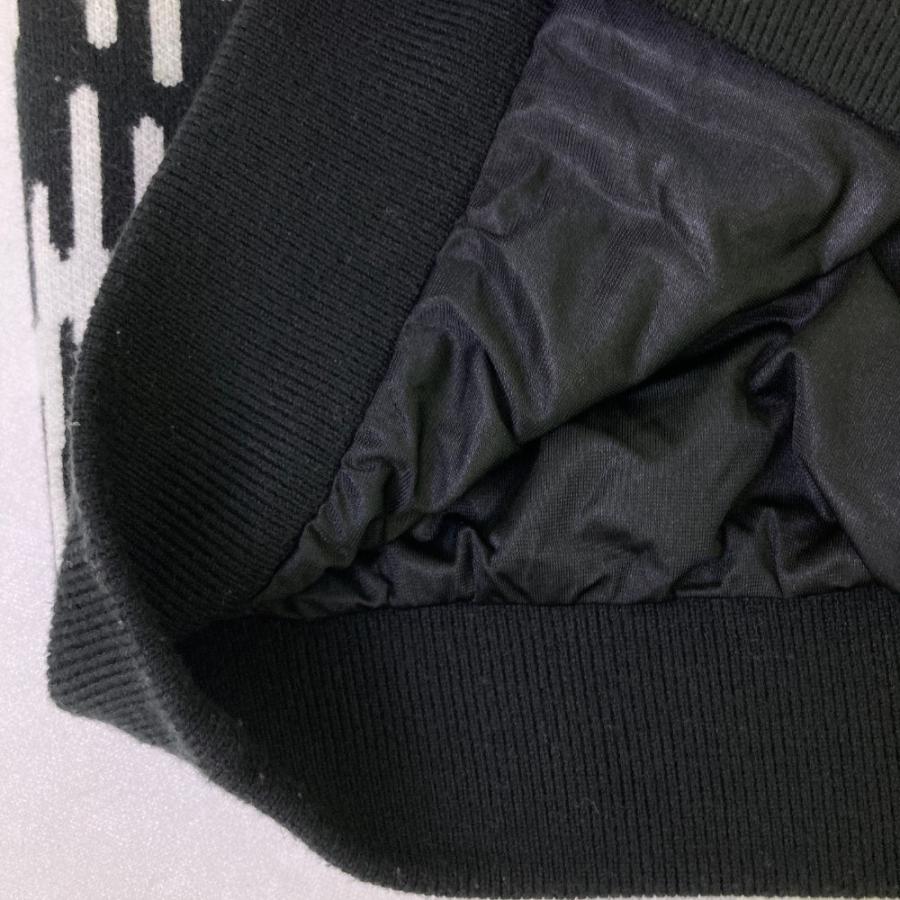 サイズ：0 JACK BUNNY ジャックバニー 2023年モデル 裏地付 ニット セーター 総柄 ブラック系 [240101463487] ゴルフウェア レディース ストスト JACK BUNNY ジャックバニー 2023年モデル 裏地付 ニット