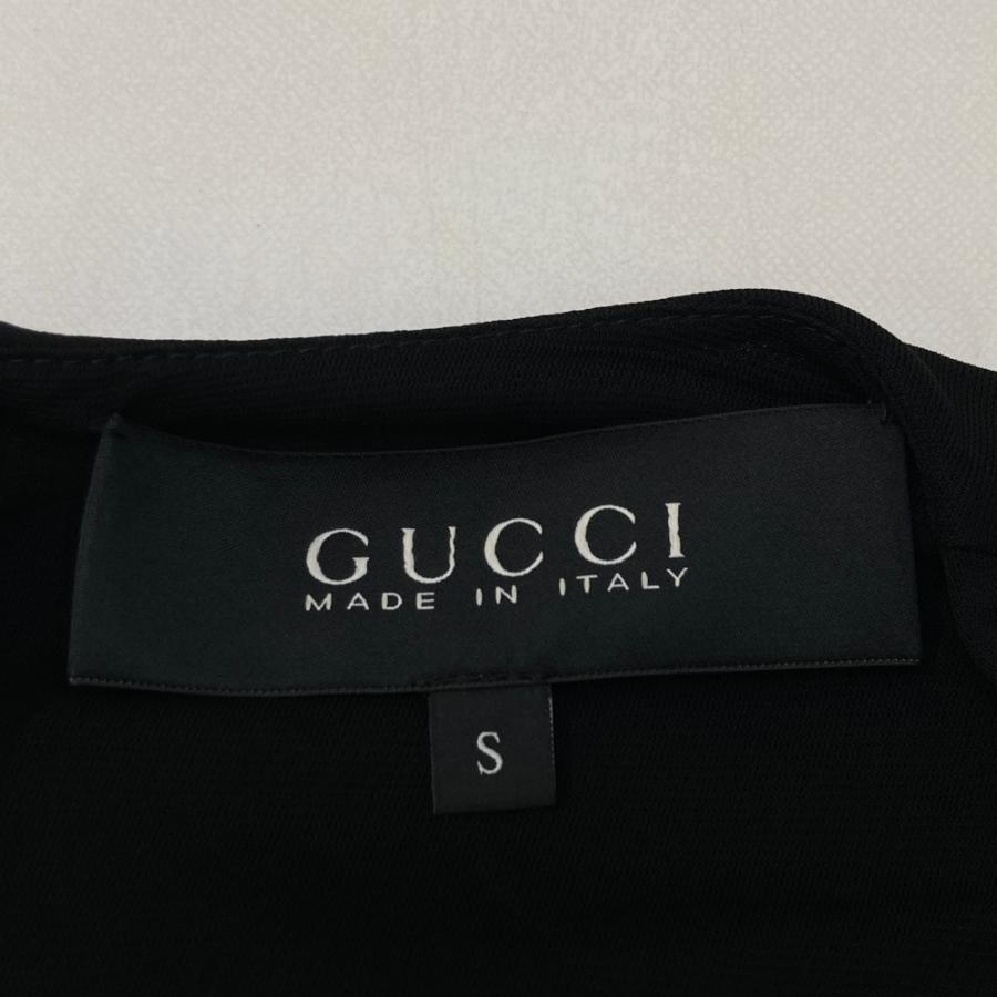 GUCCI グッチ 355357 ノースリーブワンピース ブラック系 S レディース