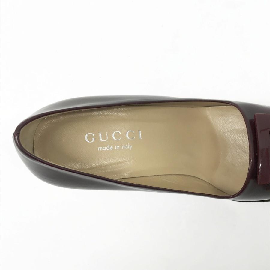 新品同様GUCCI グッチ パンプス パイソン オープントゥ ヘビ柄 