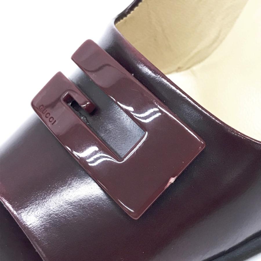 GUCCI グッチ 101 0161 0 スクエアオープントゥパンプス