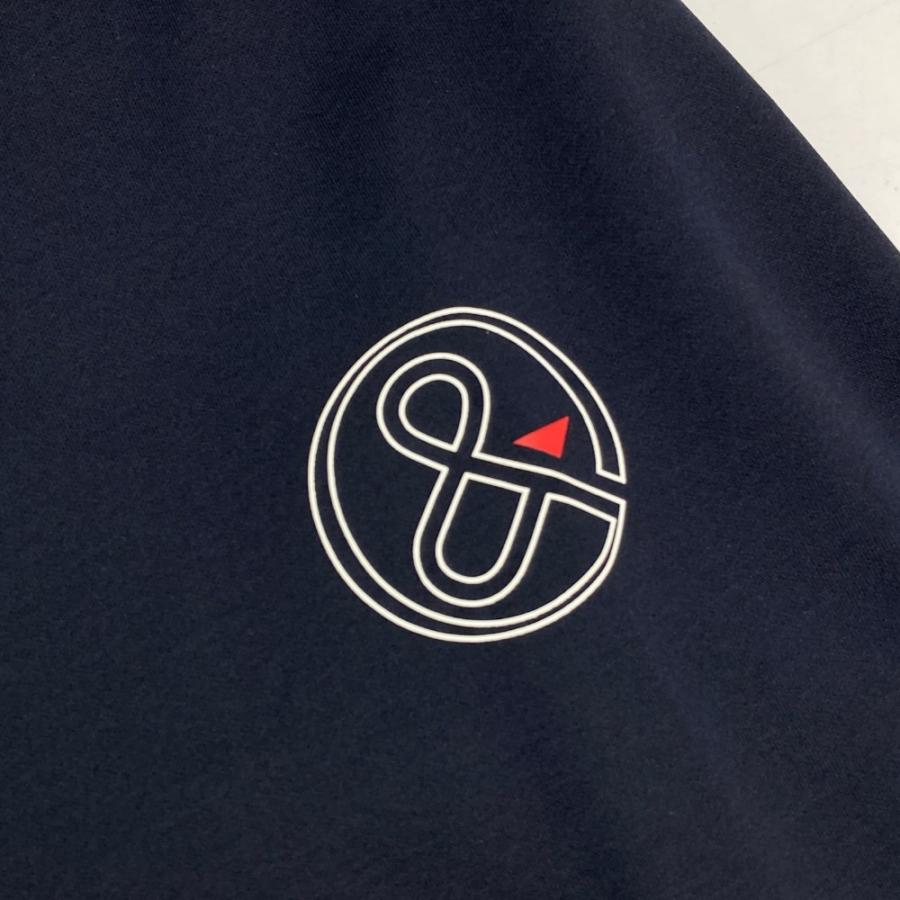 AND PER SE アンパスィ ナイロン切替 ジップパーカー ネイビー系