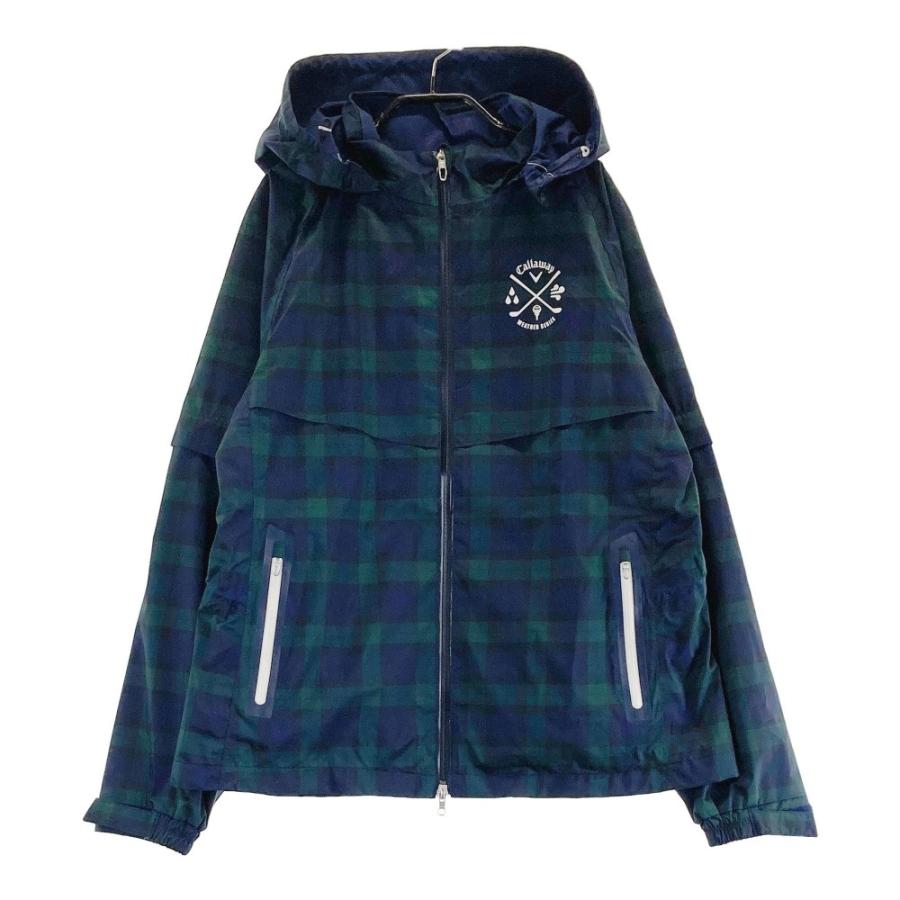 [美品]3way キャロウェイ チェック柄レインウェア CALLAWAY キャロウェイ レインウェア 上下セットアップ チェック柄